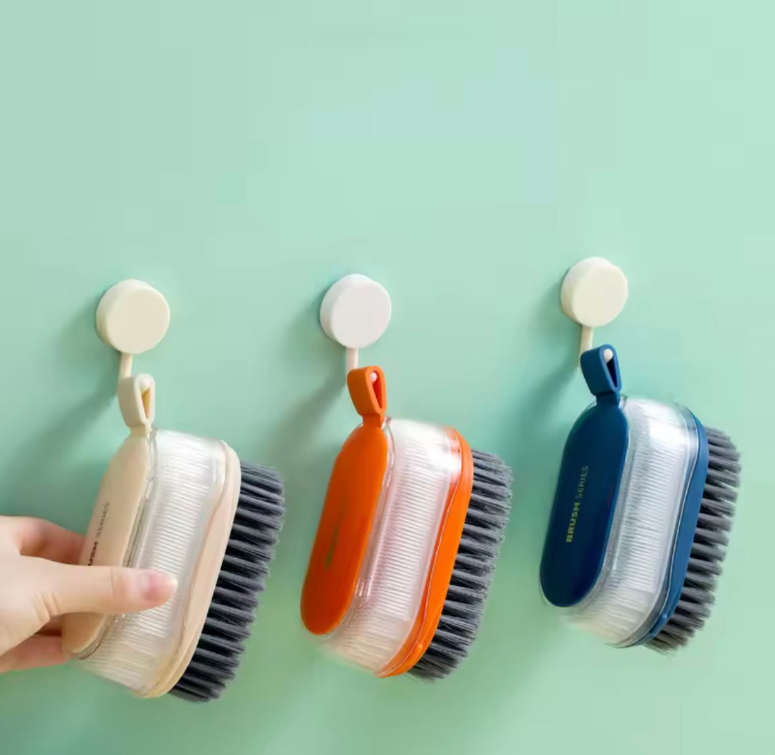 Double Head Clothes Scrubbing Brush, Multifunctional Soft Shoes Brush, Kitchen Soft Bristled Double Sided Brush Double Head Clothes Scrubbing Brush, Multifunctional Soft Shoes Brush, Kitchen Soft Bristled Double Sided Brush